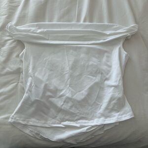 White Off-Shoulder Top